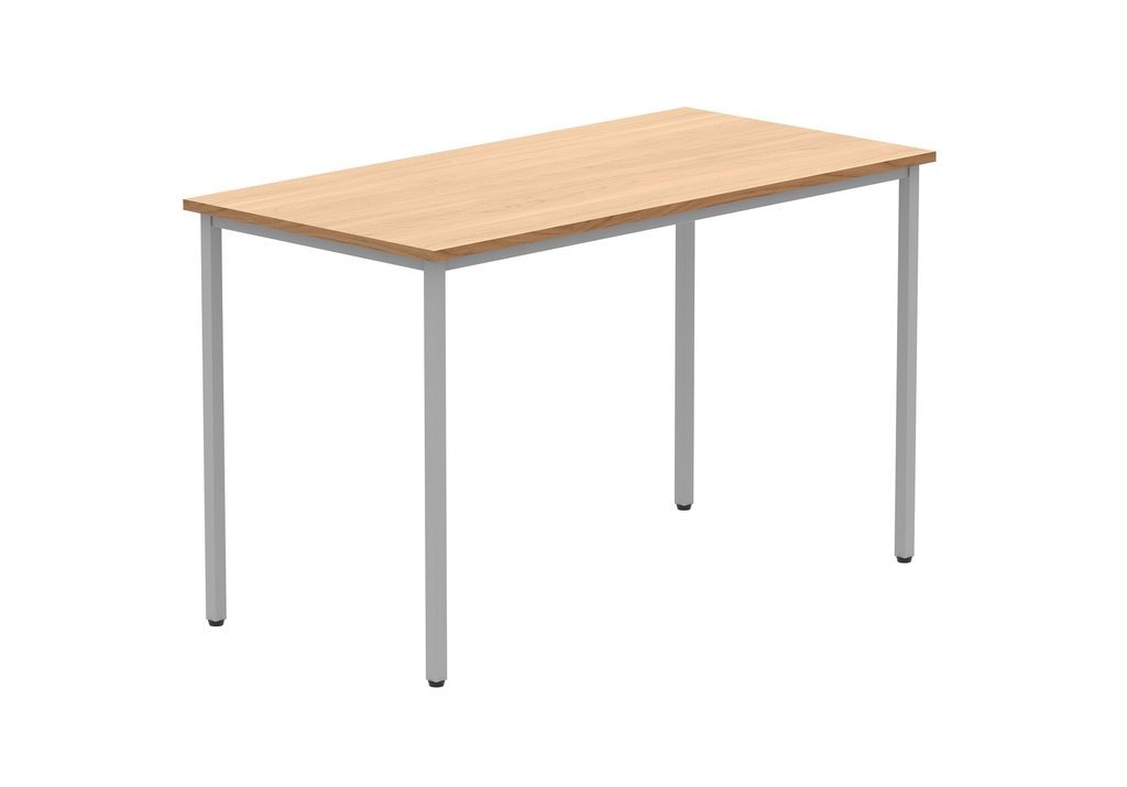 Office Rectangular Multi-Use Table | 1200X600 | Beech/Silver