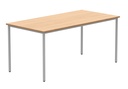 Office Rectangular Multi-Use Table | 1600X800 | Beech/Silver