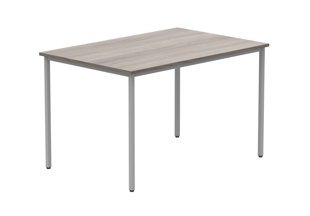 Office Rectangular Multi-Use Table | 1200X800 | Grey Oak/Silver