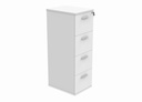 Filing Cabinet Office Storage Unit | 4 Drawers | White