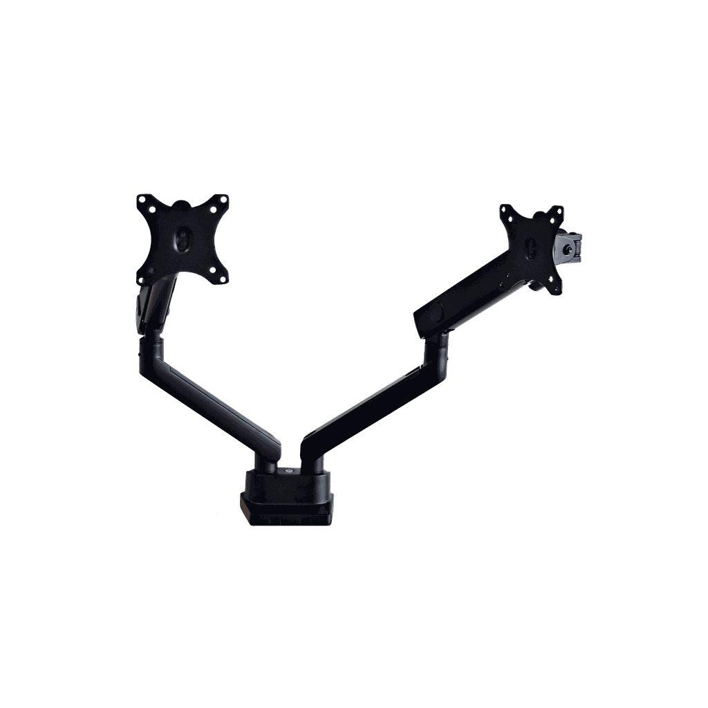 Twin Spring Assisted Monitor Arm Black